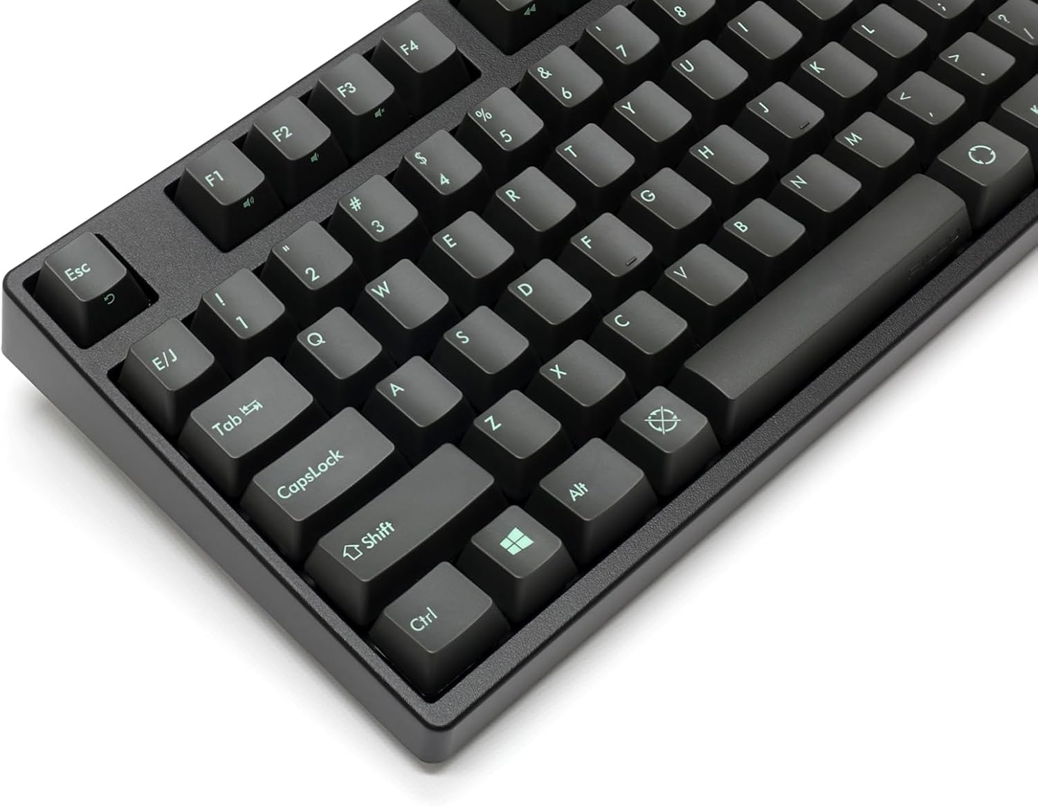 FILCO Majestouch + Ask Cherry MX Brown Axis, Numeric Keypadless, Japanese Arrangement, 91 Keys, PBT 2 Color Molded Asphalt Key Cap, N Key Rollover, Function Key Function, Black