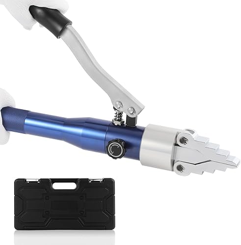 Huanyu Esparcidor de brida hidráulica integral 6T Separador de brida hidráulica portátil Divisor de brida manual Alicates de aleación de aluminio