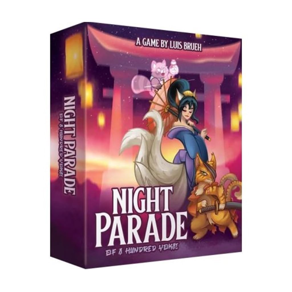 Night Parade of a Hundred Yokai – Asymmetric Strategy Board Game – Mythical Japan – 1–4 Players | 30–45 Min | Age 14+ – English
