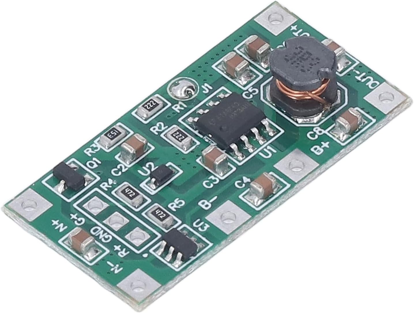 Angled view of the Jauarta UPS module, showing the overall layout of components.