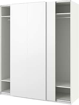 Amazon｜IKEA PAX/HASVIK ワードローブ、200x66x236 cm