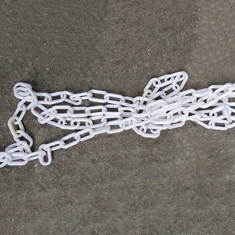 Kunststof ketting op rol - Zwart/geel