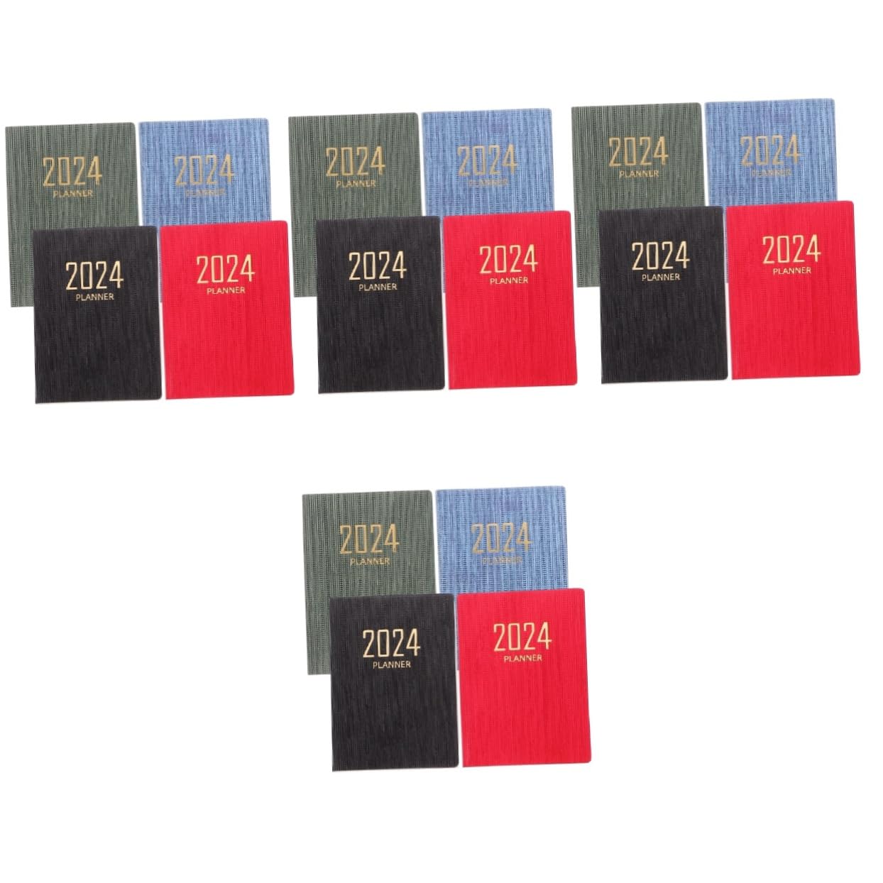 Housoutil 4 set Agenda Giornaliera Quaderno A Righe Quaderno Tascabile Con Fessure Blocco Note Per La Pianificazione Giornaliera Quaderno Punteggiato Per Appunti Di Riunioni 4 pezzi*4