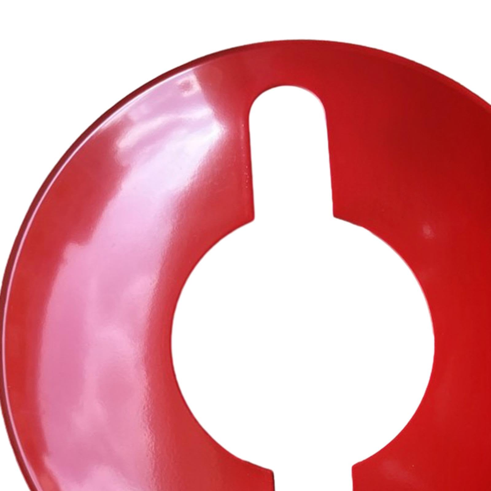 kowaku 276 Oil Lamp Reflector for Outdoor Use, Iron Camping Light Reflector for Beach Activities, red