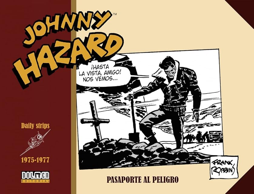 Portada de Johnny Hazard 1975-1977. Pasaporte al Peligro