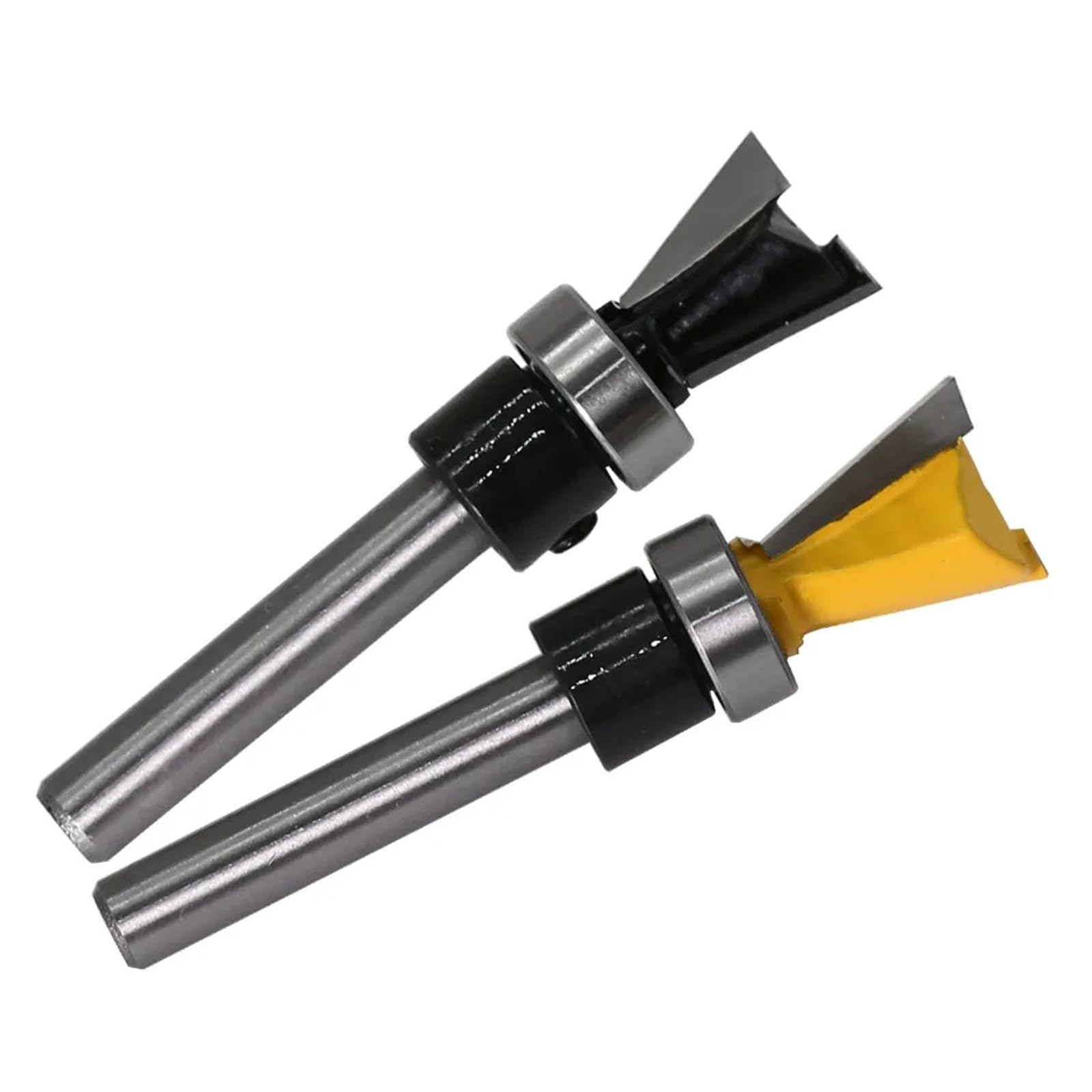 Epaknhgd 2Pcs 1/ 14 Degree 1/2" Dovetail Router Bit 1/4" Shank Woodworking Cutter For Tools(2Pcs)