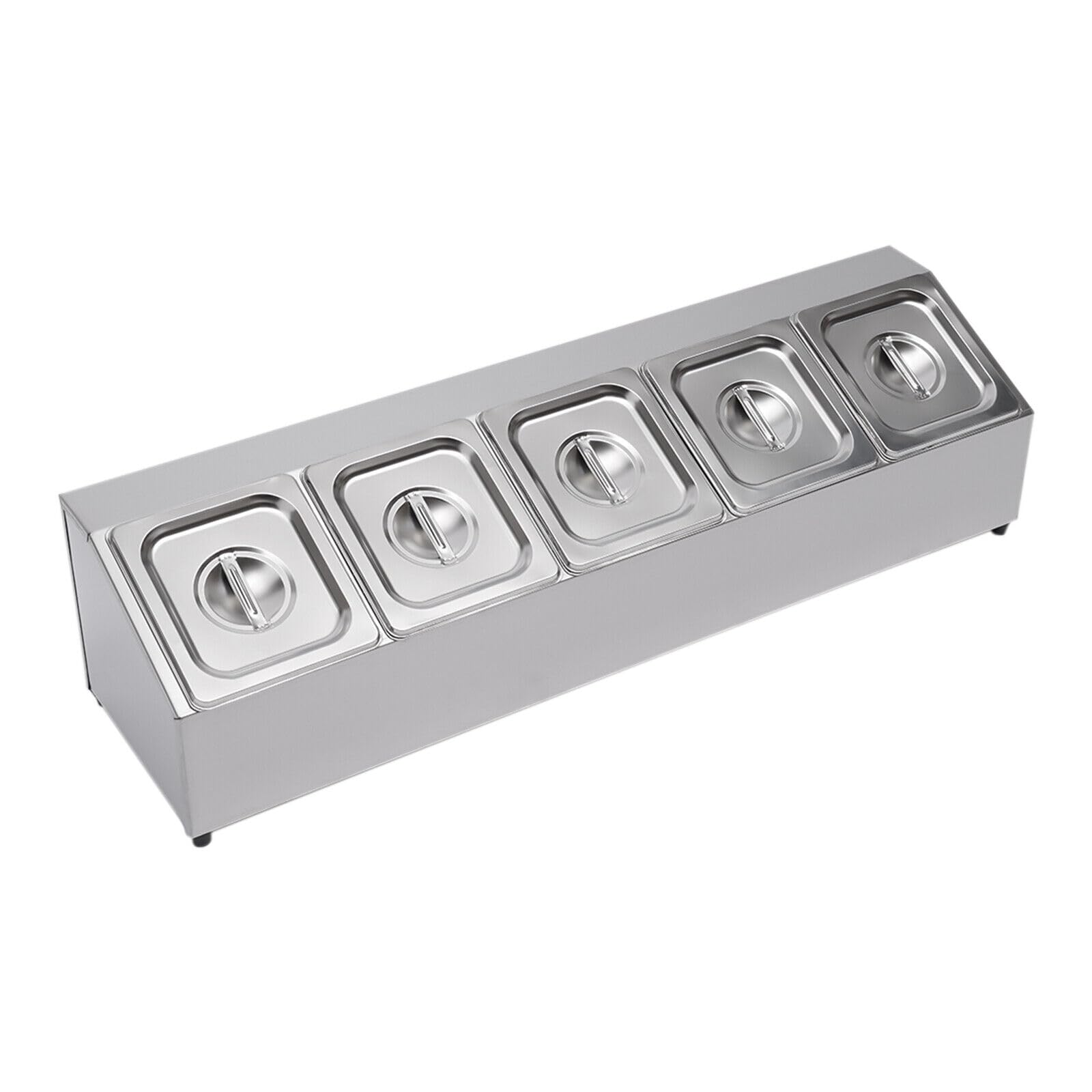 GN Soggiorno Con Contenitori GN Spice Rack Scaffale Gastronorm Contenitore In Acciaio Inox Con Coperchio,201 Acciaio Inox