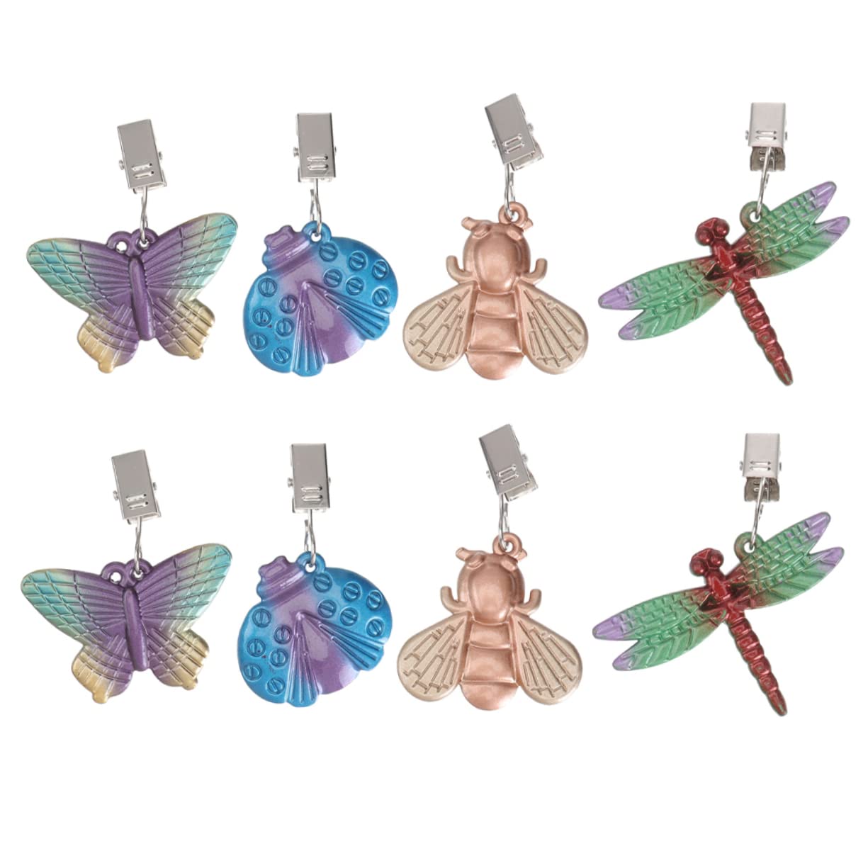 8pezzi Clip per Tovaglia Lega Antiruggine Fermatovaglia Decorativi per Esterni e Picnic Design Elegante e Facile Installazione
