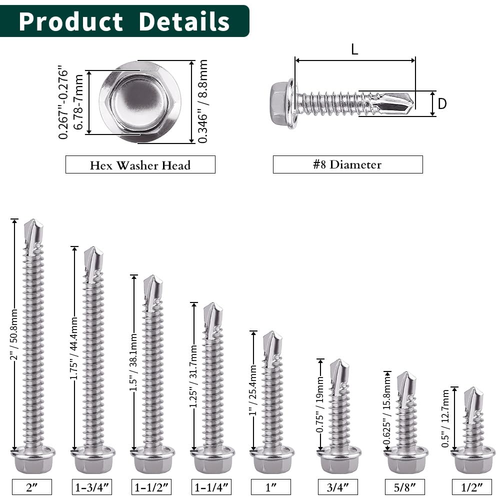 SKIR'CO – 4 Tornillos Para Madera 8,0 X 120 Mm – Acero Galvanizado – Cabeza Avellanada Torx – Punta Tipo 17 – Parcialmente Roscados