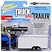 1965 Chevrolet Pickup Truck Dark Silver W/Enclosed Car Trailer Limited Edition To 6, 016 Pcs"Truck & Trailer" Series 2"Chevrolet Trucks 100th Anniversary" 1/64 Diecast Model Car Jlsp017