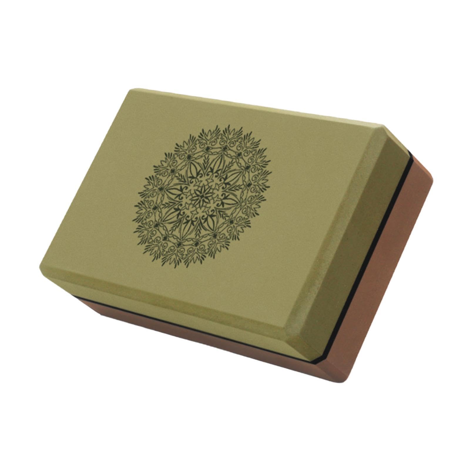LOOM TREE® Yoga Block Lightweight Soft Yoga Brick for Body Building Meditation Home Gym Green and Coffee | Fitness, Running & Yoga | Yoga & Pilates | Yoga Props-image-17