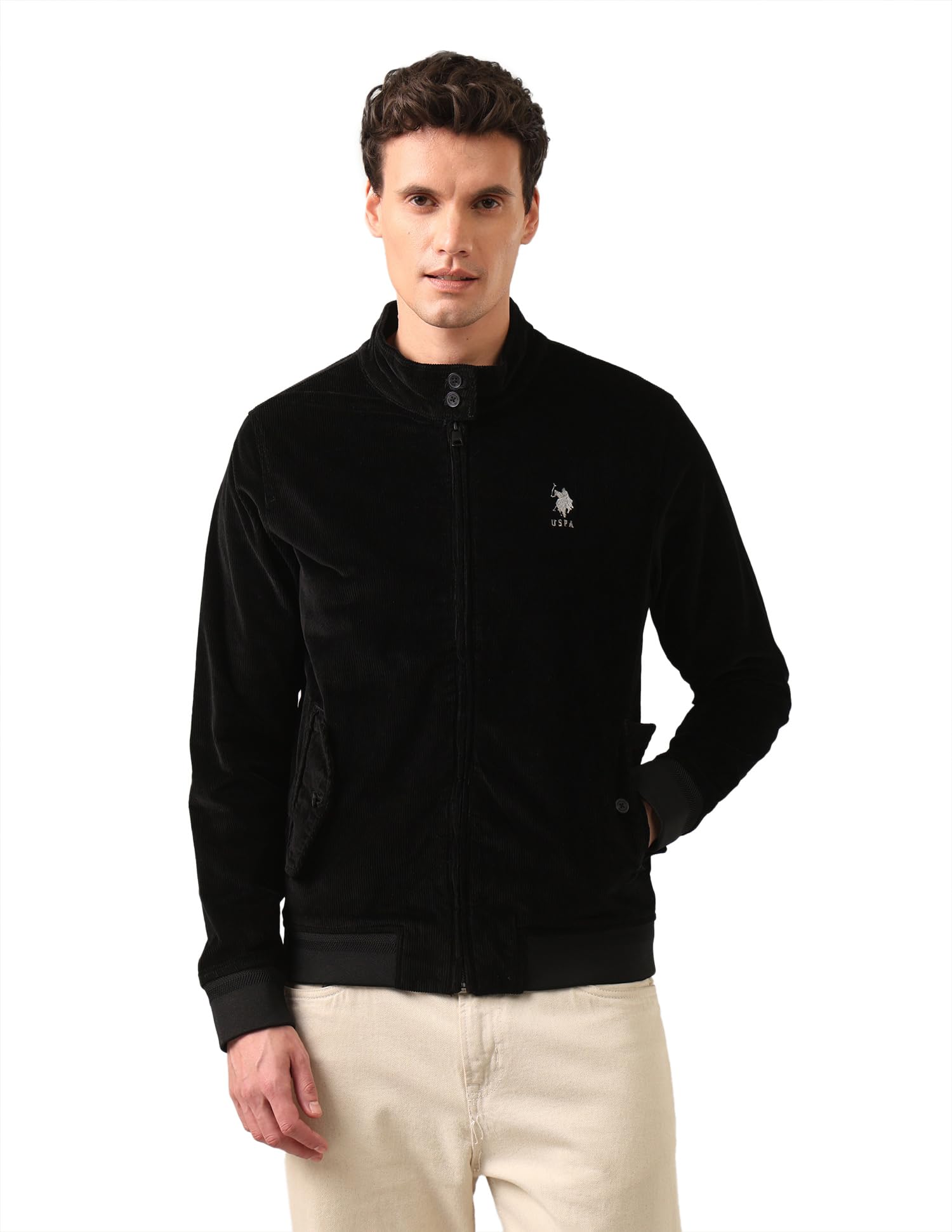 u.s. polo assn. Mock neck regular fit jacket_USJCK558-picture-45