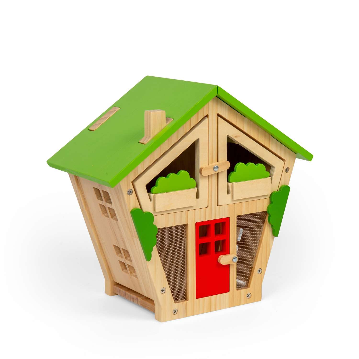 Bigjigs Toys Bug House - Wooden Insect Hotel For Kids, Fun Nature Toy, Educational Outdoor Activity, Eco Friendly Wildlife Gifts, Age 3 Years +