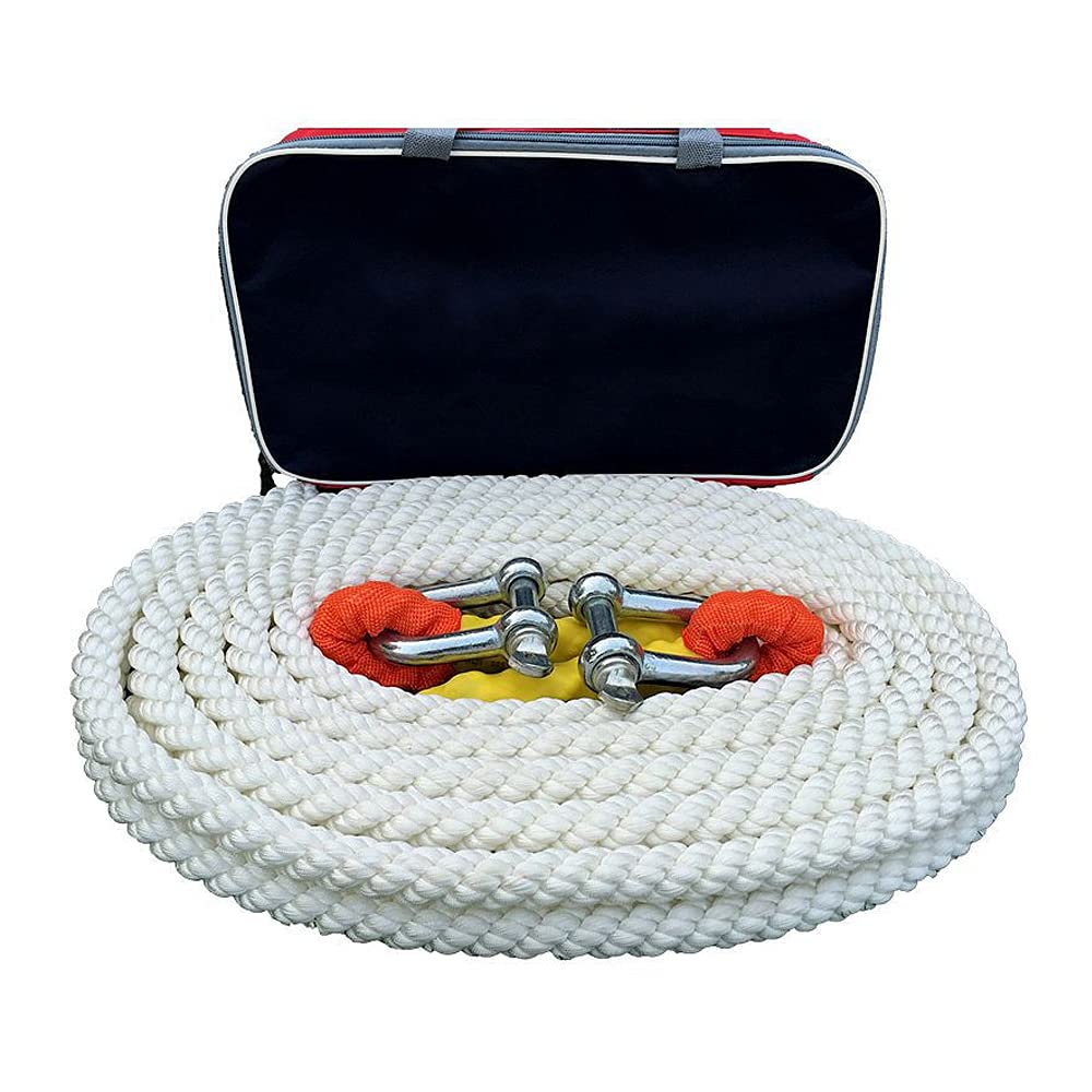 Sangle de remorquage 5 tonnes de 7M avec deux crochets de sécurité