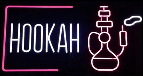 Letrero LED de "cachimba" con icono de SMOKE SHOP LED  Vida útil nominal de 50,000 horas, trae a más clientes. - Letrero LED de neón para ventana o