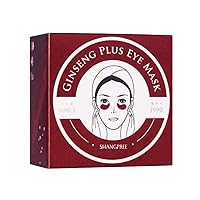 Vista 3 de SHANGPREE Máscara de ojos de ginseng Plus (parches) 30 pares, refuerzo de hidratación y elasticidad, extracto de bayas de ginseng precioso