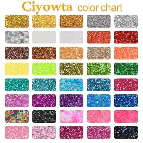 Festival Makeup Fine Glitter For Body, Face, And Hair, Set Of 40 Colors Nail Glitter, Crafts Glitter For Epoxy Resin Art, Tumbler Candle Making #TOP4