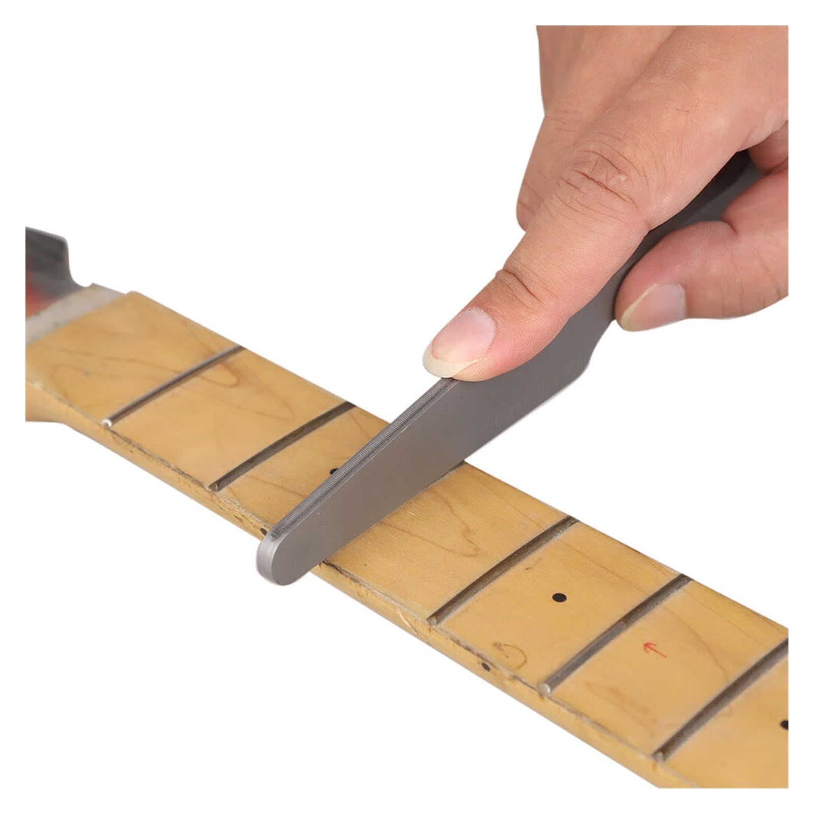 Herramientas de guitarra Herramienta profesional para rectificar y reparar arcos de trastes de guitarra