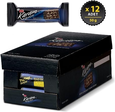 Eti Karam Gurme Bitter  ikolatal  Gofret 50 G X 12 Adet