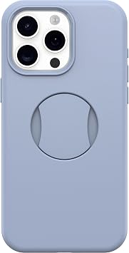 OtterBox iPhone 15 Pro MAX Only OtterGrip Symmetry Series Case - YOU DO BLUE, built-in grip, sleek case, snaps to MagSafe, raised edges protect camera & screen