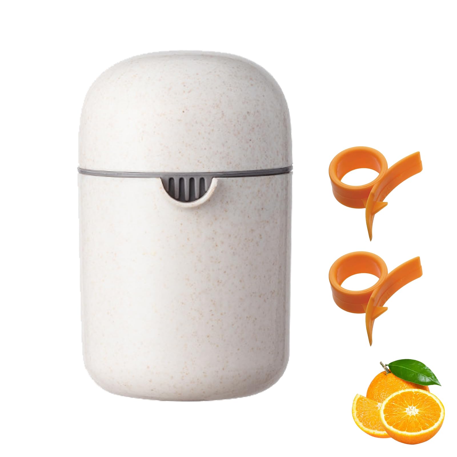 Lemon Squeezers,Manual Citrus Juicer with 2 Orange Peelers,Portable Juicer