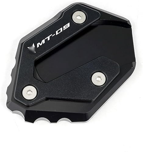 Para Mt 09 MT-09 MT09 SP 2021 2022 2023 Accesorios Extensión de soporte lateral de motocicleta, placa de soporte de pie, tapas de válvula de