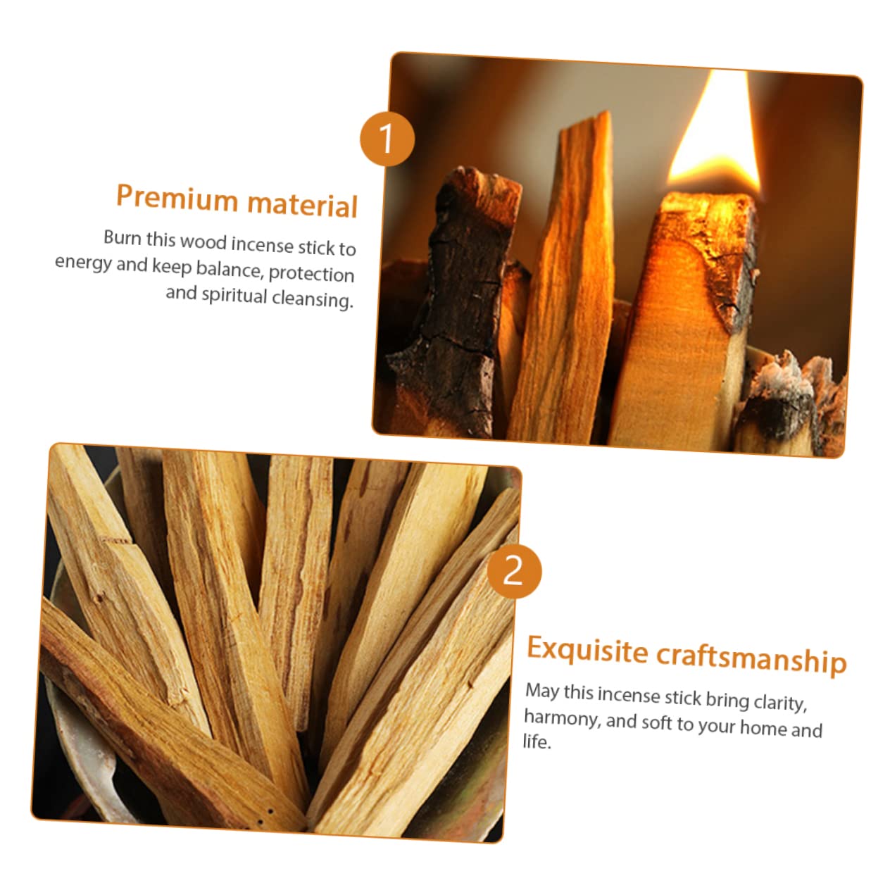 TOPBATHY 25stücke Natürliche Sandelholz Räucherstäbchen Für Meditation Aromatherapie Und Entspannung Für Zuhause Yoga Und Spa-