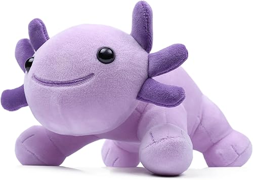 Miniatura 21 de Axolotl - Juguete de peluche, suave y lindo ajolote de 10.8 pulgadas, almohada de felpa de algodón de peluche Kawaii Salamandra Animal para niños