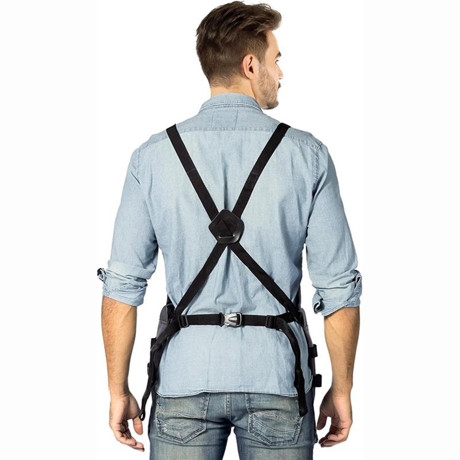 Tablier de jardin avec poches Blouse Imperméable Ajustable Avec Poches
