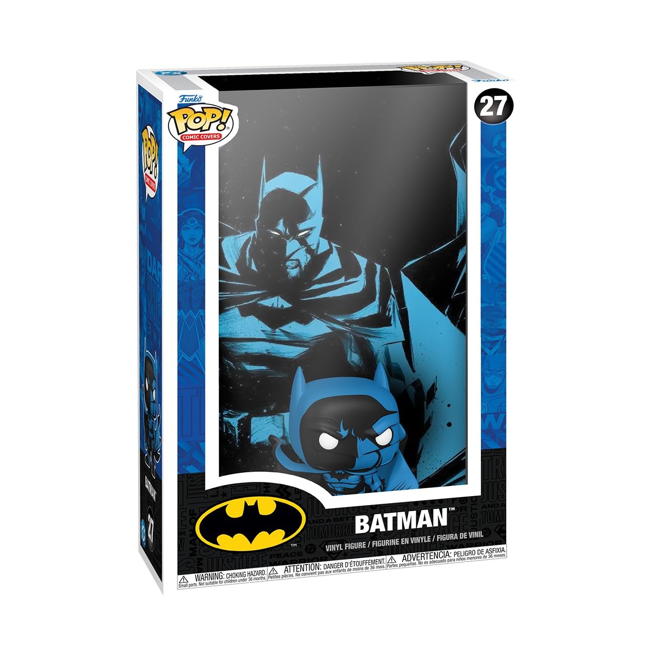 Funko POP! Comic Cover: DC - Batman Black & Blue - Collectable Vinyl Figure - Gift Idea - Official Merchandise - Toys For Kids & Adults - Model Figure for Collectors and Display