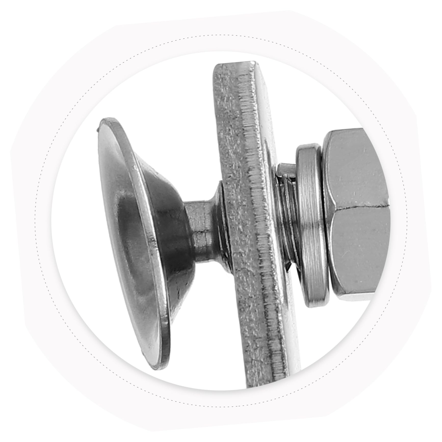 VILLFUL 4pcs 1 Inch C-clamp Welding Clamp Woodworking C-clamp C Clamps Heavy Duty Duct Clamp C-clamp for Woodworking Small c Clamp Clamps for Woodworking Flange Clip Stainless Steel Silver