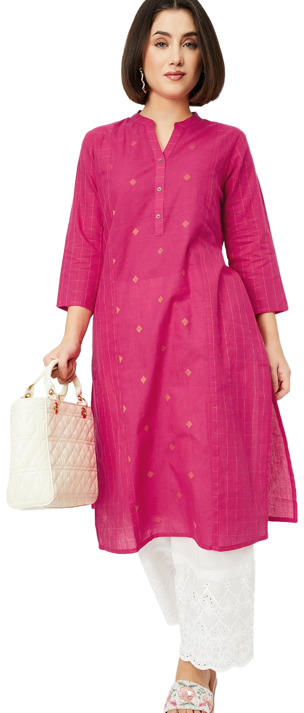 max Women's Cotton Regular Fit Regular Kurta-picture-41