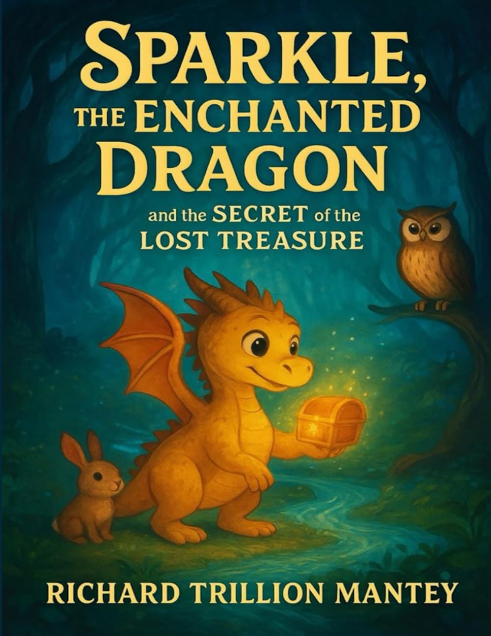 Sparkle, the Enchanted Dragon, and the Secret of the Lost Treasure