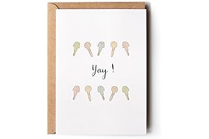 Housewarming handmade card to celebrate a Yay New Owner