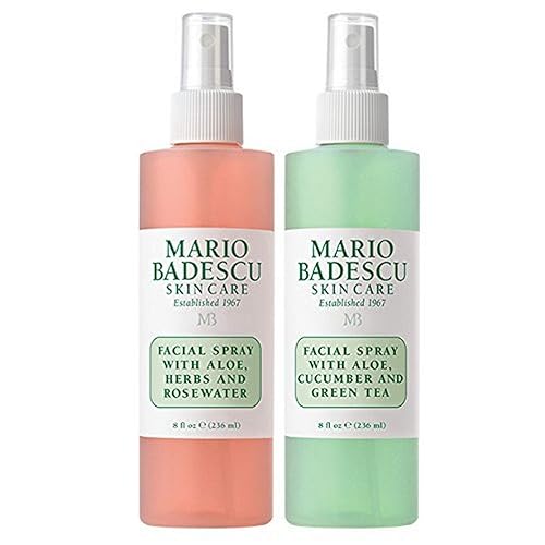 Miniatura 10 de Mario Badescu Spray facial con aloe hierbas y agua de rosas para todo tipo de piel niebla facial que hidrata rejuvenece y aclara