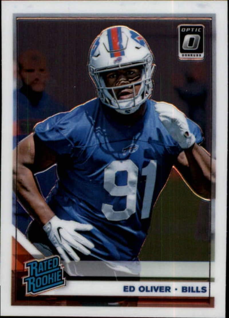 2019 Donruss Optic #197 Ed Oliver RC Rookie Buffalo Bills NFL Football Trading Card