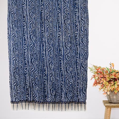 Image of Women's Art Silk Bandhani Print Dupatta with 2.20 Meters | Women's cotton printed dupatta with tassels