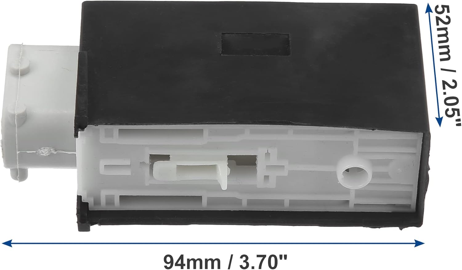 ACROPIX Front Left Rear Left Door Lock Latch Actuator Replacement Fit for BMW 525i - Pack of 1 Black White Gray