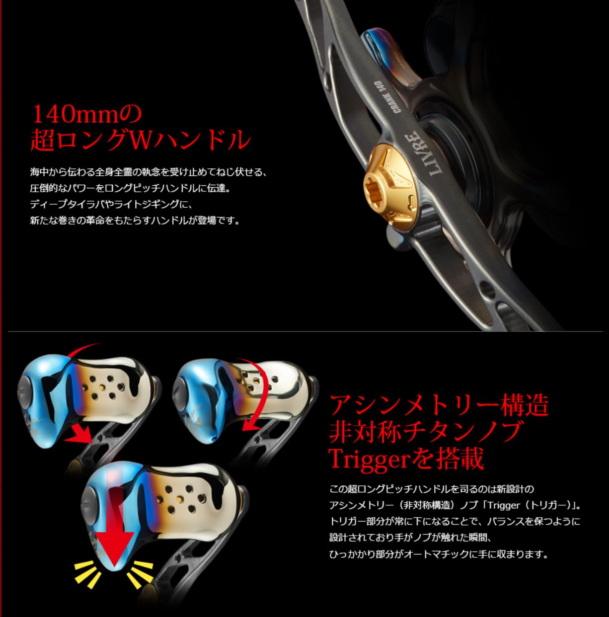 Amazon | リブレ(LIVRE) 11894 クランク 140 (CRANK 140) トリガーノブ