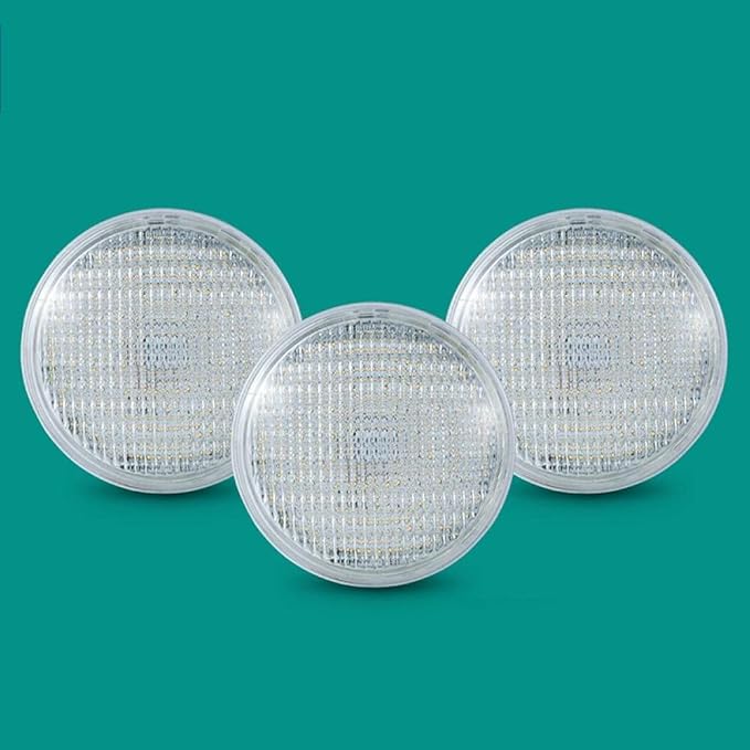 NUOYIYI 2/3/4 pieces Par56 LED pool light IP68 AC12V RGB color changeable Remote control waterproof lamps underwater light-3pcs pack_35W-WarmWhite 12V