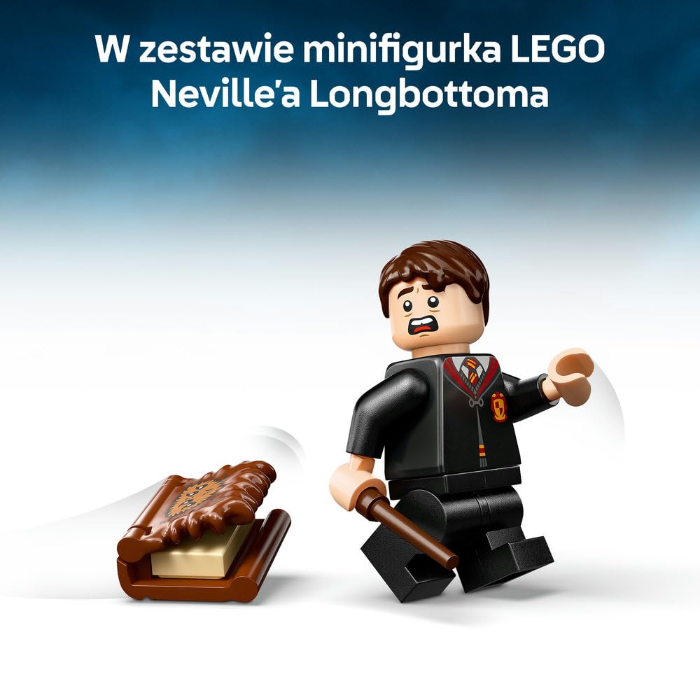 LEGO Harry Potter Potworna księga potworów z zębami 76449 | księga do zbudowania, zestaw z figurkami, prezent dla fana Harry’ego Pottera 9+, 518 elementów