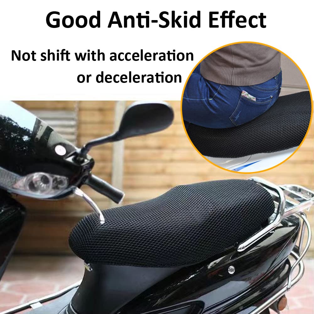 COPRISELLA MOTO MAXI SCOOTER TRASPIRANTE L 74x100 CM NERO PROTEZIONE - Foto 6