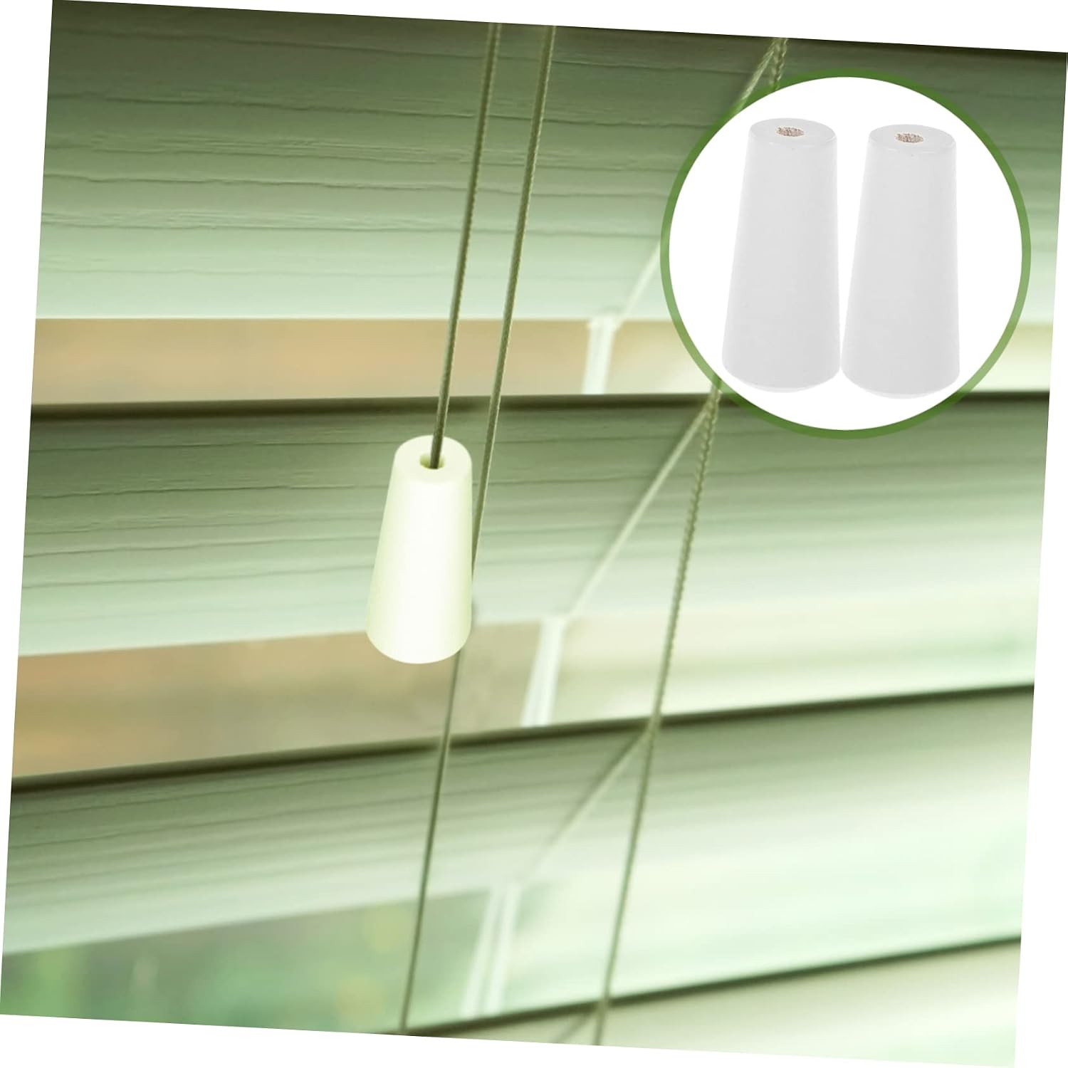 Cabilock 36pcs Cord Pull Knobs for Blinds Replacement Window Accessories Easy to Install Curtain Tassels Versatile for Various Curtain Styles Stable Blinds Supplies