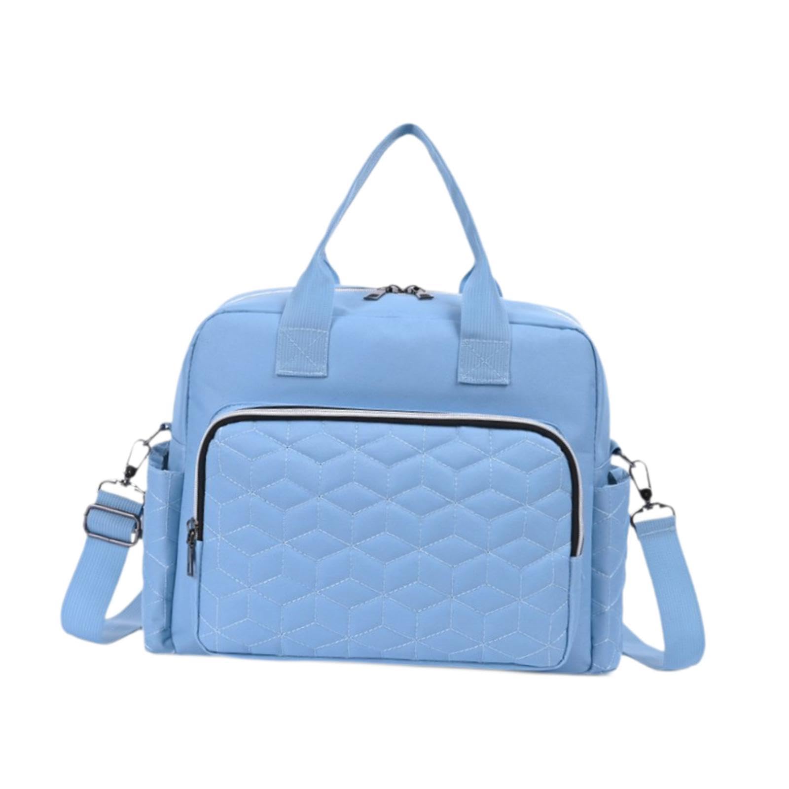Diaper Bag Tote Stylish Baby Diaper Bag for Snacks Travel Outdoor Activities light blue|Baby | Strollers & Accessories | Stroller Accessories |1 Diaper Tote-image-32