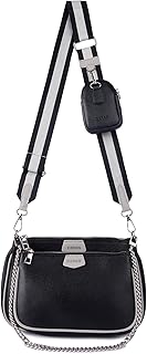 CERES Double Crossbody Vegan Leather Sling Bag | Stylish and Versatile Adjustable Shoulder Bag | Womens Sling Bag with Coi...