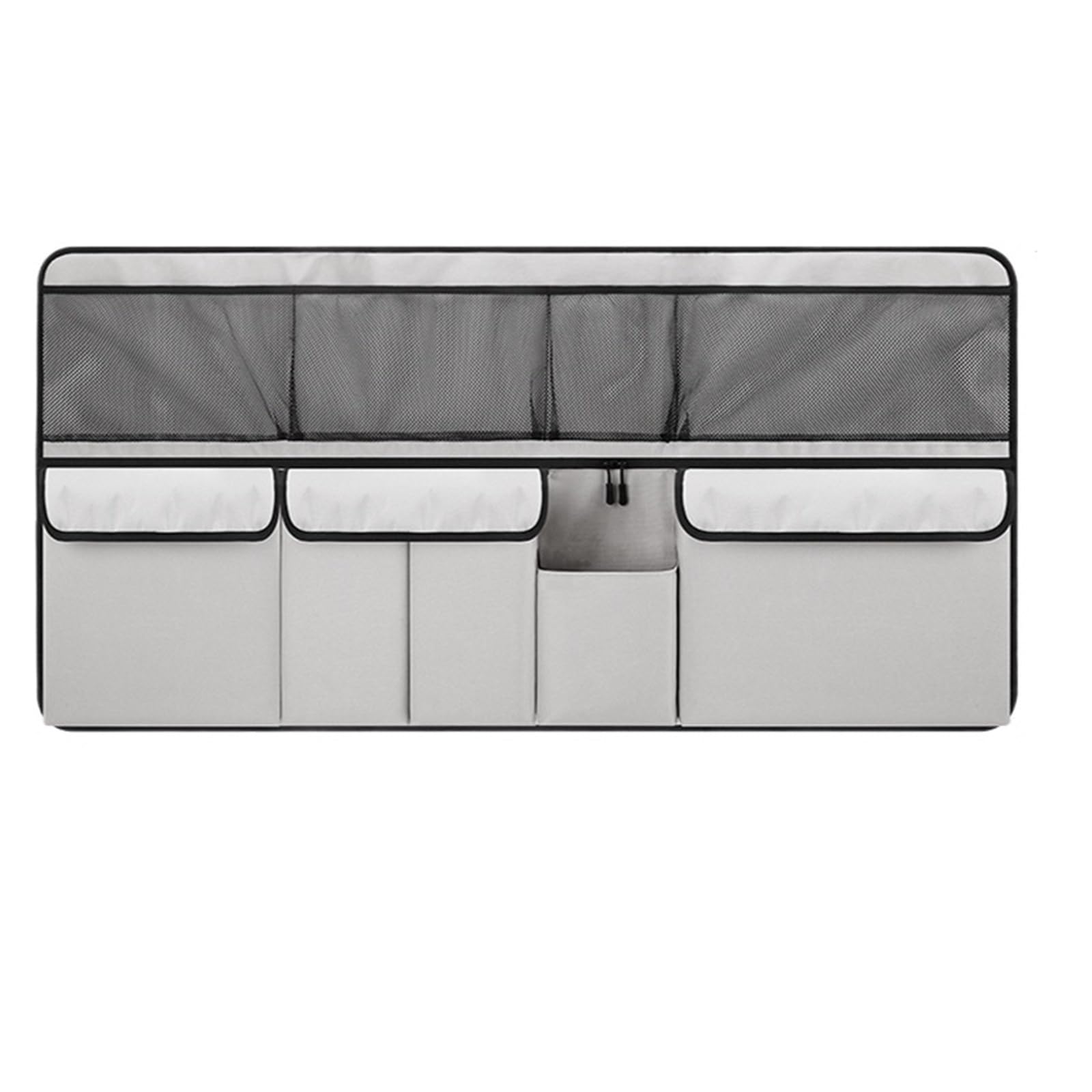 DVMSIEF Trunk Organizer Car Trunk Storage Bag Universal Auto Organizer Seat Back Hanging Foldable Bags Accessory(Grey)