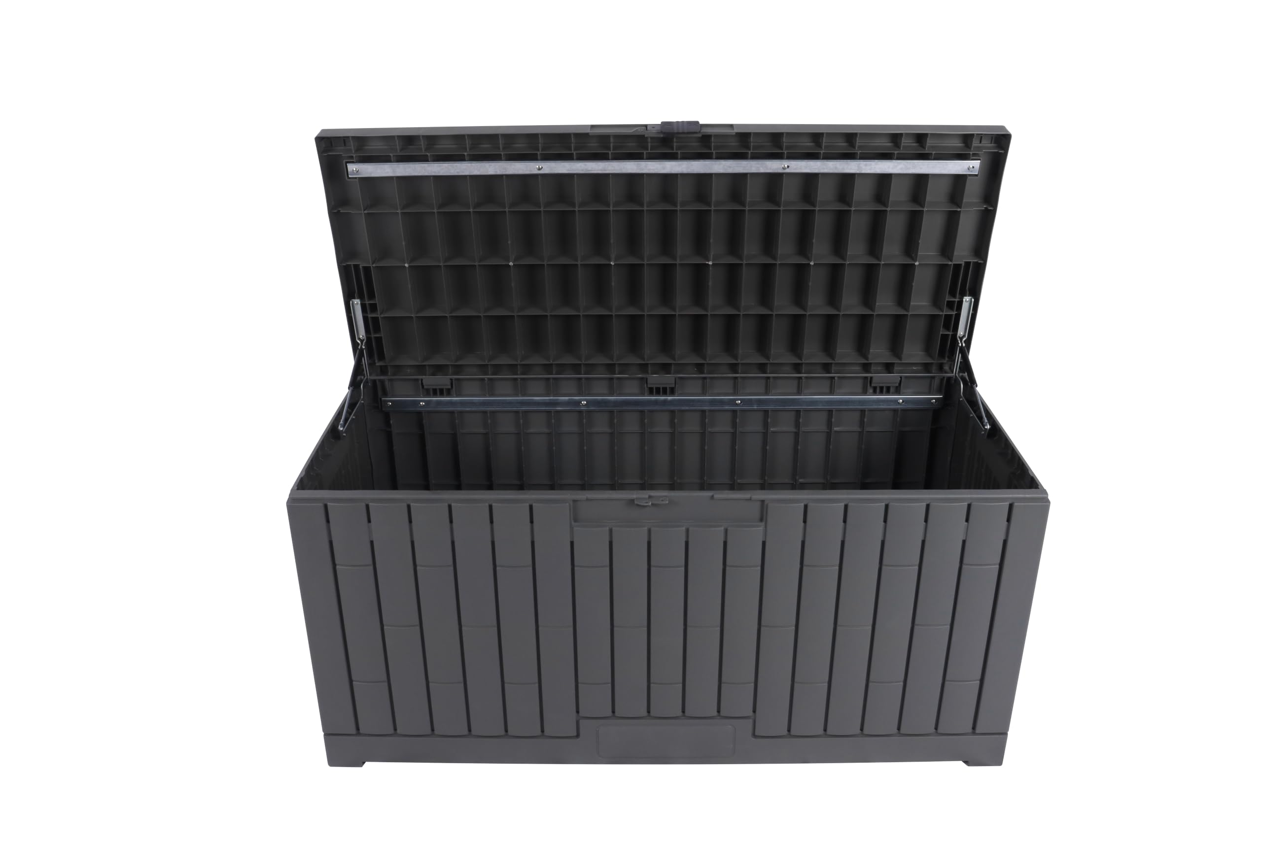 Koll Living Gartenbox Mara 454 Liter Grau | aus Kunststoff | 135 x 58,7 x 65 cm | UV- & witterungesbeständig