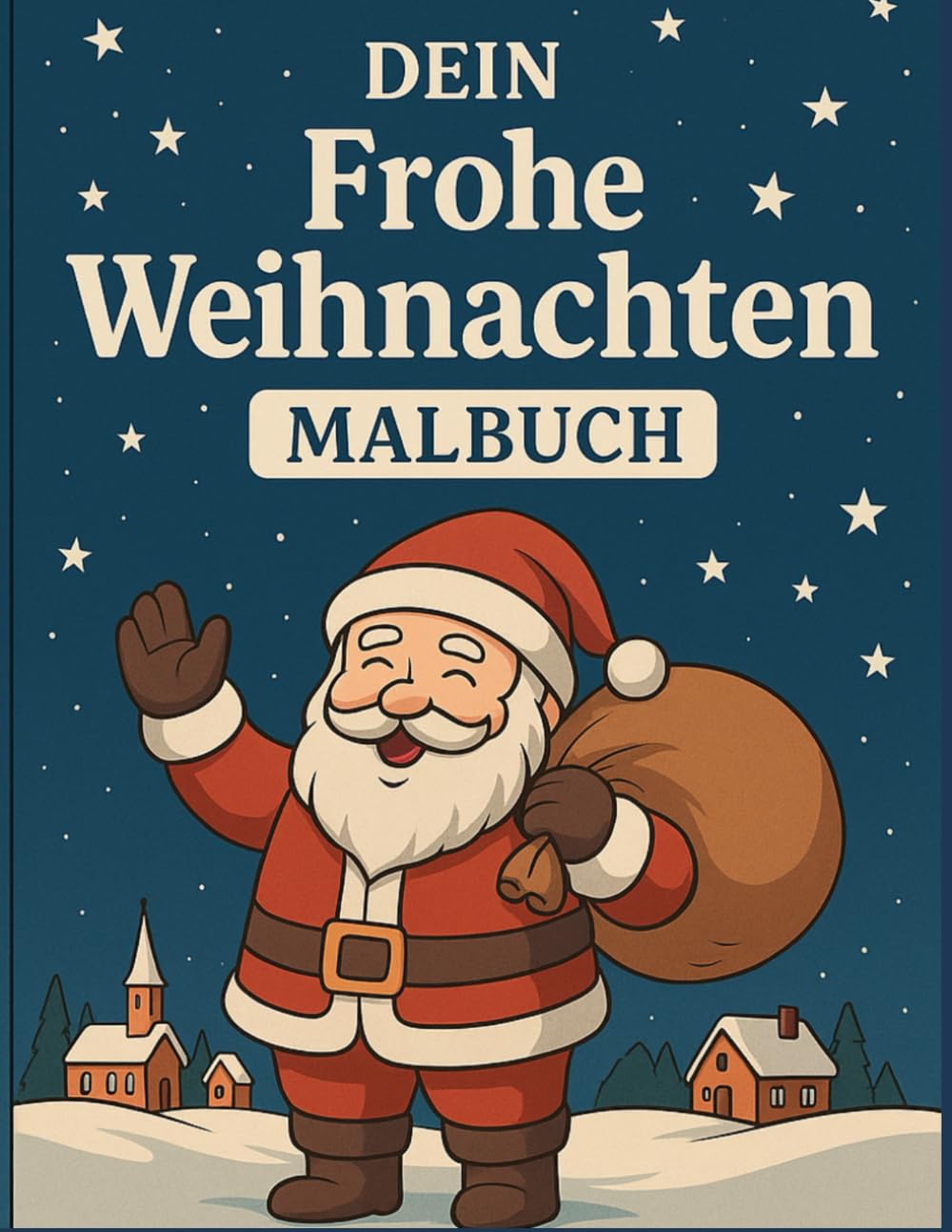 DEIN Frohe Weihnachten MALBUCH