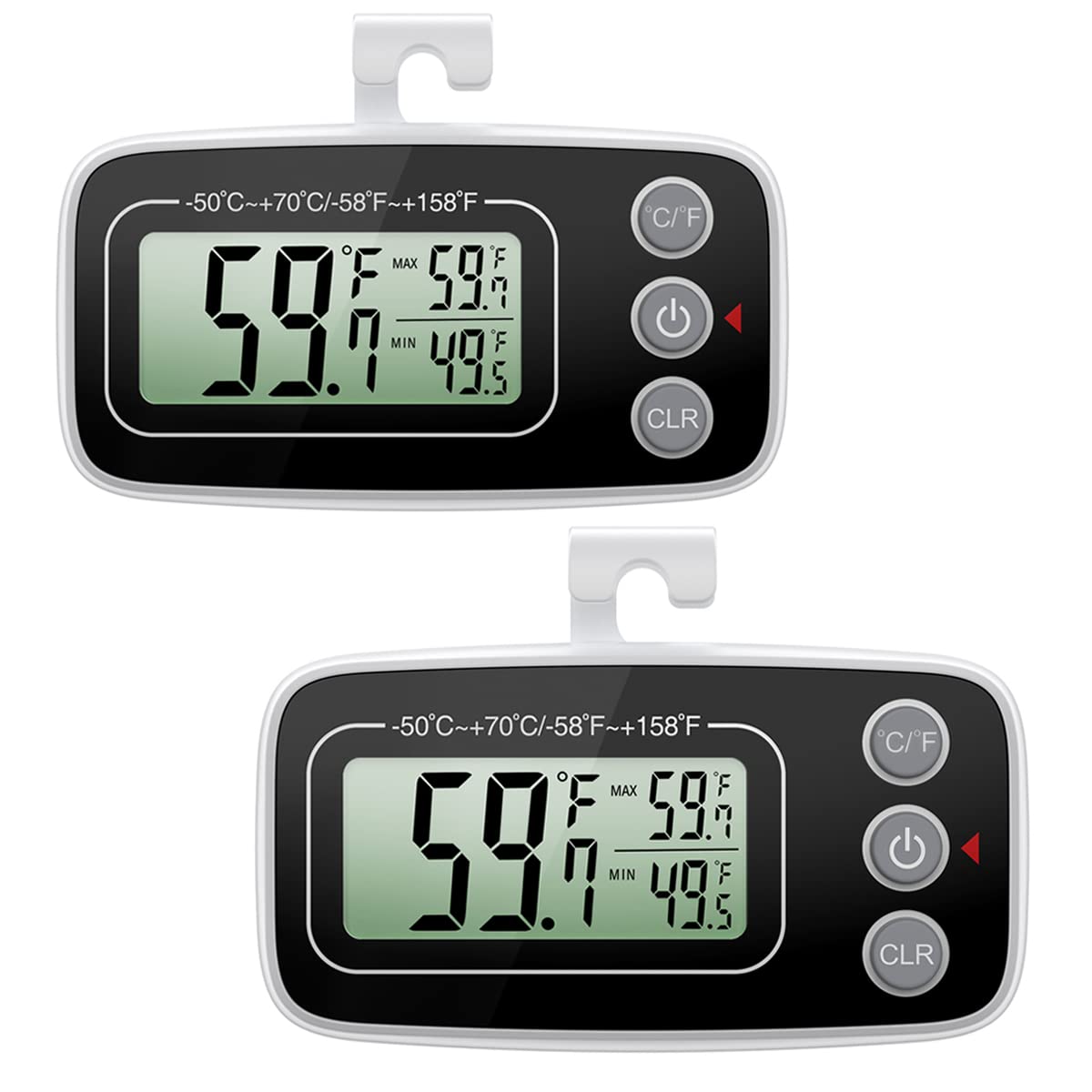 Buy ORIA Refrigerator Thermometer, Digital Freezer Fridge with