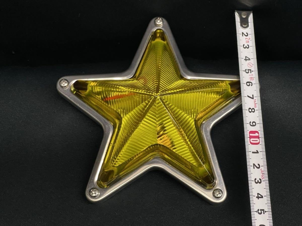 Amazon.co.jp: 超 イエロー 黄 星マーカー ランプ 1個 ガラスレンズ